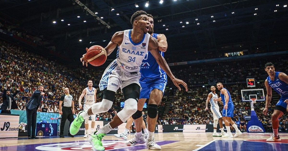 Giannis Antetokounmpo Greece v Italy FIBA EuroBasket 2022