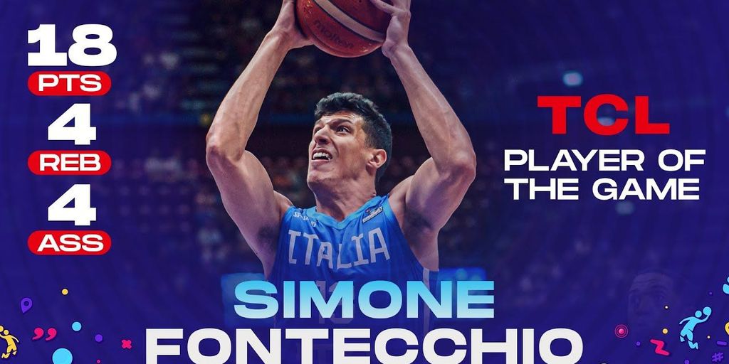 Simone FONTECCHIO 🇮🇹 | 18 PTS | 4 REB | 4 ASS | TCL Player of the Game vs. Great Britain