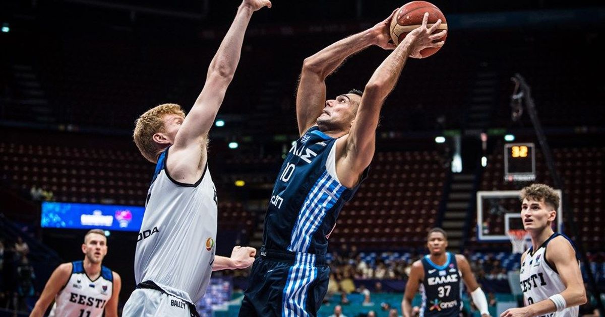 Estonia v Greece - FIBA EuroBasket 2022 - 10 minute game - Courtside 1891