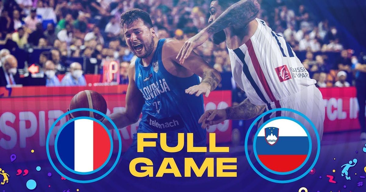 France v Slovenia Full Basketball Game FIBA EuroBasket 2022 Courtside 1891
