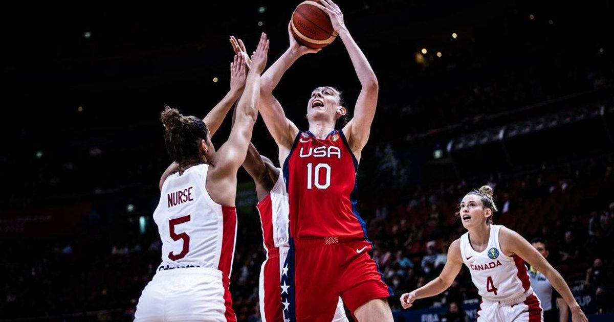 Breanna Stewart Canada v USA Women’s World Cup 2022 Courtside 1891