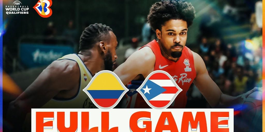 Colombia v Puerto Rico | Basketball Full Game - #FIBAWC 2023 Qualifiers