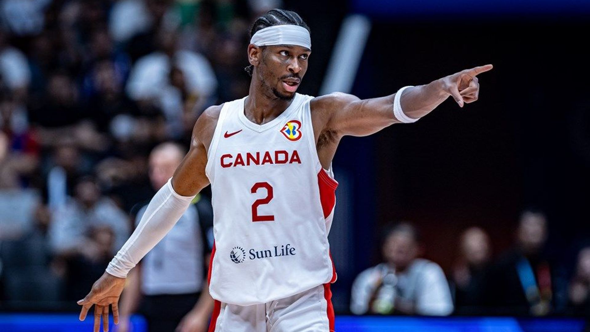 Shai Gilgeous-Alexander | Canada v France - FIBA Basketball World 