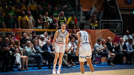 cecilia zandalasini and jasmine keys celebrate for italy