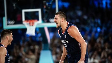 nikola jokic playing for serbia