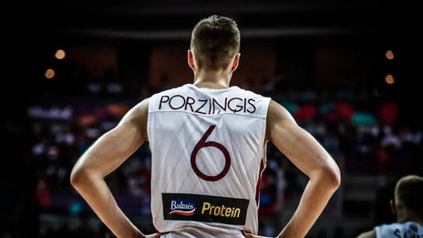 kristaps porzingis looking to suit up in the derby