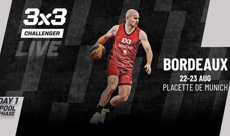 LIVE 🔴 FIBA 3x3 Bordeaux Challenger 2025 | Qualifier for Shenzhen Masters | Pool Phase