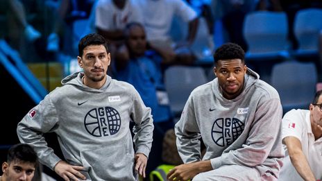 Giannis antetokounmpo has missed the last two games for greece