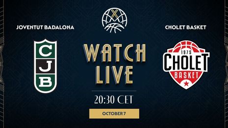 Joventut Badalona vs Cholet Basket