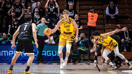 kuzminskas was key for AEK BC against VEF In Riga