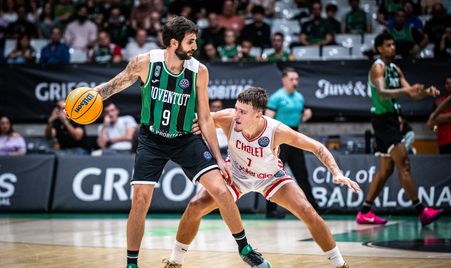 ricky rubio debuted with a win in the basketball champions league