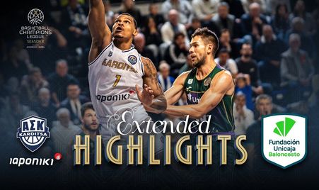 Karditsa Iaponiki v Unicaja | Full Game Highlights | #BasketballCL 2025-26