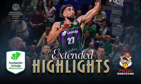 Unicaja v Filou Oostende | Full Game Highlights | #BasketballCL 2025-26