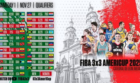 EN VIVO 🔴 FIBA 3x3 AmeriCup 2025 | Día 1 - Sesión 2 | Baloncesto 3x3